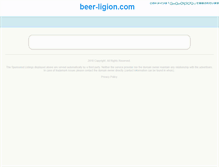 Tablet Screenshot of jevidence.beer-ligion.com